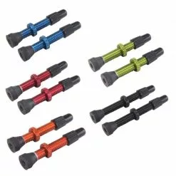 Kit Di 2 Valvole Presta VAR Alluminio 35 Mm