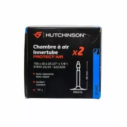 Coppia Di Camere D'Aria HUTCHINSON PROTECT'AIR 700x20/25c Presta 48 Mm