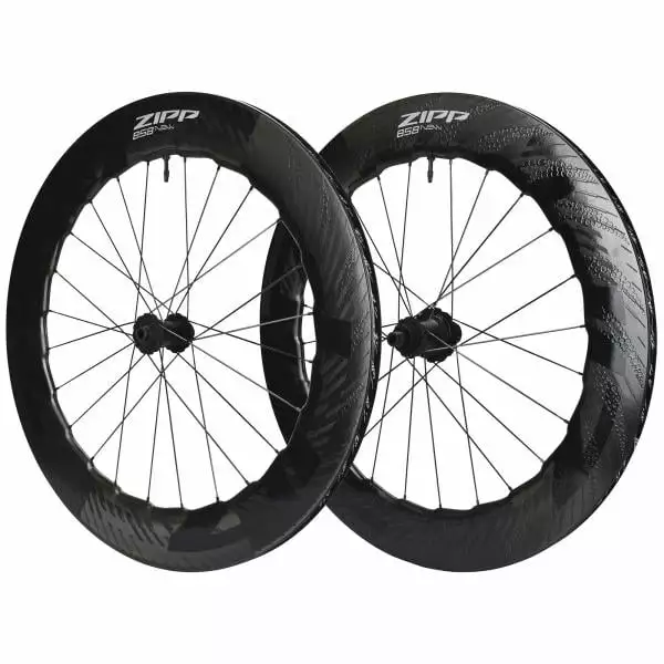 Coppia Di Ruote ZIPP 858 NSW DISC Per Copertoni Tubeless (Center Lock) 3 Coppia Di Ruote ZIPP 858 NSW DISC Per Copertoni Tubeless (Center Lock)