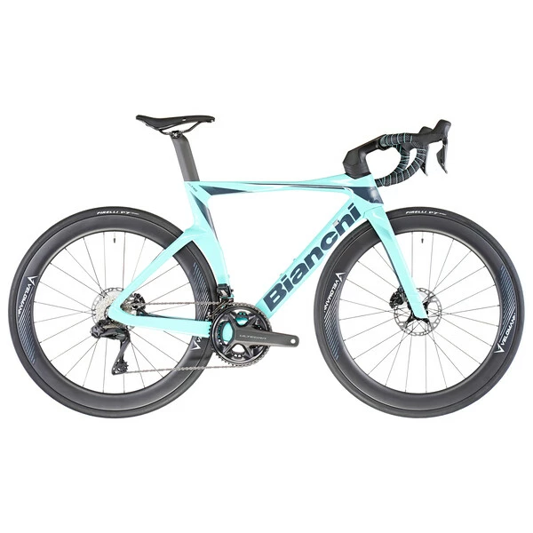Bicicletta Da Corsa BIANCHI OLTRE COMP DISC Shimano Ultegra R8150 Di2 34/50 Turchese 2023 3 Bicicletta Da Corsa BIANCHI OLTRE COMP DISC Shimano Ultegra R8150 Di2 34/50 Turchese 2023