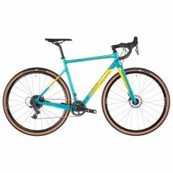 Bicicletta Da Gravel BOMBTRACK Tension C DISC Sram Force 40 Denti Blu/Giallo 2022