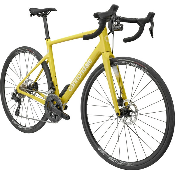Bicicletta Da Corsa CANNONDALE SYNAPSE CARBON 2 LE DISC Shimano 105 Di2 34/50 Giallo 2022 4 Bicicletta Da Corsa CANNONDALE SYNAPSE CARBON 2 LE DISC Shimano 105 Di2 34/50 Giallo 2022 - immagine 2