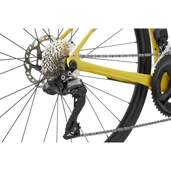 Bicicletta Da Corsa CANNONDALE SYNAPSE CARBON 2 LE DISC Shimano 105 Di2 34/50 Giallo 2022 7 Bicicletta Da Corsa CANNONDALE SYNAPSE CARBON 2 LE DISC Shimano 105 Di2 34/50 Giallo 2022 - immagine 5