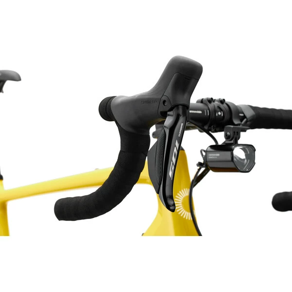 Bicicletta Da Corsa CANNONDALE SYNAPSE CARBON 2 LE DISC Shimano 105 Di2 34/50 Giallo 2022 10 Bicicletta Da Corsa CANNONDALE SYNAPSE CARBON 2 LE DISC Shimano 105 Di2 34/50 Giallo 2022 - immagine 8