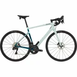 Bicicletta Da Corsa CANNONDALE SYNAPSE CARBON 2 RLE DISC Shimano Ultegra Di2 34/50 Turchese 2022