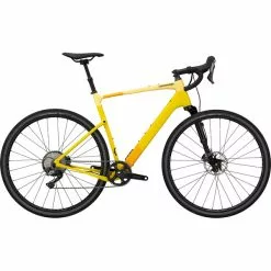 Bicicletta Da Gravel CANNONDALE TOPSTONE CARBON 2 LEFTY Shimano GRX 40 Giallo 2022