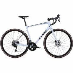 Bicicletta Da Corsa CUBE ATTAIN GTC RACE DISC Shimano 105 R7000 34/50 Bianco 2022
