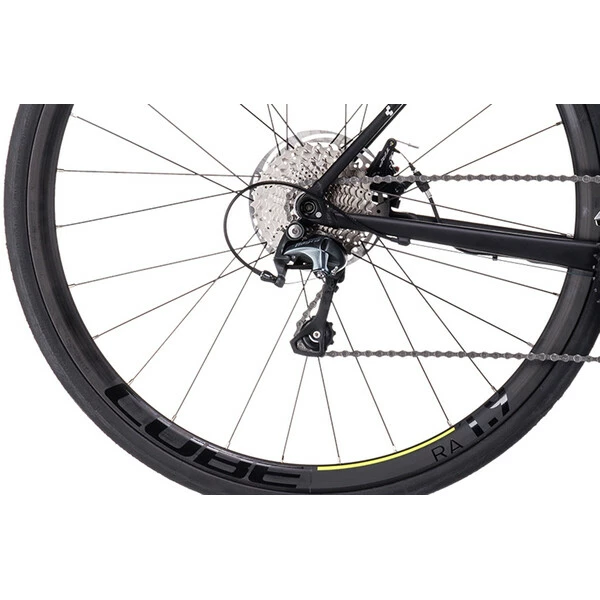 Bicicletta Da Corsa CUBE ATTAIN RACE DISC Shimano Tiagra 34/50 Nero 2023 7 Bicicletta Da Corsa CUBE ATTAIN RACE DISC Shimano Tiagra 34/50 Nero 2023 - immagine 5