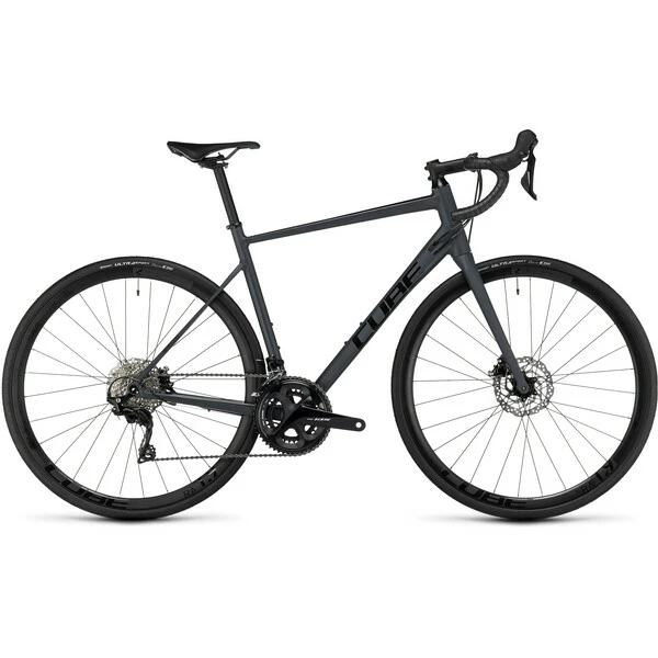 Bicicletta Da Corsa CUBE ATTAIN SLX DISC Shimano 105 34/50 Grigio/Nero 2023 3 Bicicletta Da Corsa CUBE ATTAIN SLX DISC Shimano 105 34/50 Grigio/Nero 2023