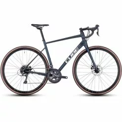 Bicicletta Da Corsa CUBE ATTAIN DISC Shimano Claris 34/50 Blu 2023