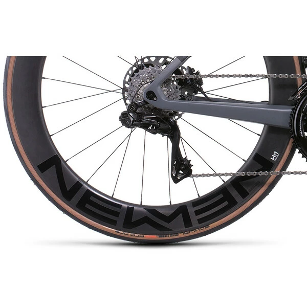 Bicicletta Da Corsa CUBE LITENING C:68X SLT DISC Shimano Dura Ace Di2 R9250 36/52 Argento 2022 7 Bicicletta Da Corsa CUBE LITENING C:68X SLT DISC Shimano Dura Ace Di2 R9250 36/52 Argento 2022 - immagine 5