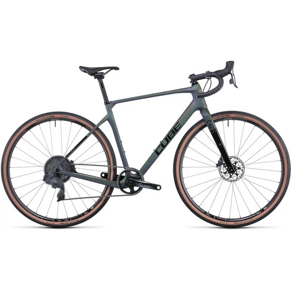 Bicicletta Da Gravel CUBE NUROAD C:62 SLT Sram Force ETap AXS 40 Denti Grigio 2022 2 Bicicletta Da Gravel CUBE NUROAD C:62 SLT Sram Force ETap AXS 40 Denti Grigio 2022