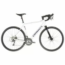 Bicicletta Da Corsa Elettrica ORBEA GAIN D50 Shimano Claris 34/50 Argento/Nero 2023