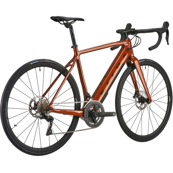 Bicicletta Da Strada Elettrica VITUS E-SUBSTANCE CARBON Shimano 105 34/50 Rosso 2022 4 Bicicletta Da Strada Elettrica VITUS E-SUBSTANCE CARBON Shimano 105 34/50 Rosso 2022 - immagine 2
