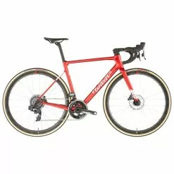 Bicicletta Da Corsa WILIER TRIESTINA ZERO SLR DISC Sram Force ETap AXS 35/48 Rosso 2022