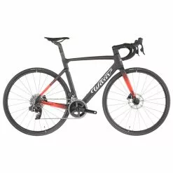 Bicicletta Da Corsa WILIER TRIESTINA CENTO10 SL DISC Sram Rival ETap AXS 33/46 Nero/Rosso 2023