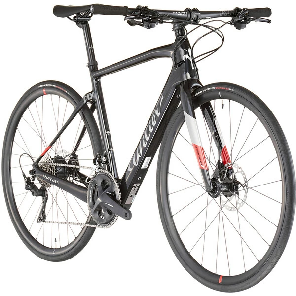 Bicicletta Da Corsa Elettrica WILIER TRIESTINA CENTO1 HYBRID FLATBAR Shimano 105 R7020 34/50 Nero 2023 8 Bicicletta Da Corsa Elettrica WILIER TRIESTINA CENTO1 HYBRID FLATBAR Shimano 105 R7020 34/50 Nero 2023 - immagine 7